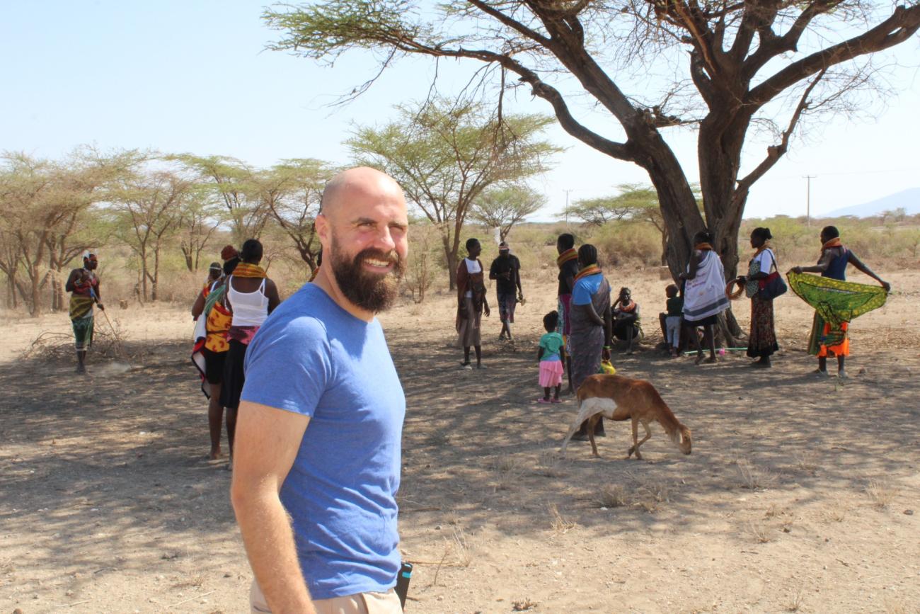 Simon Fischer in Kenia